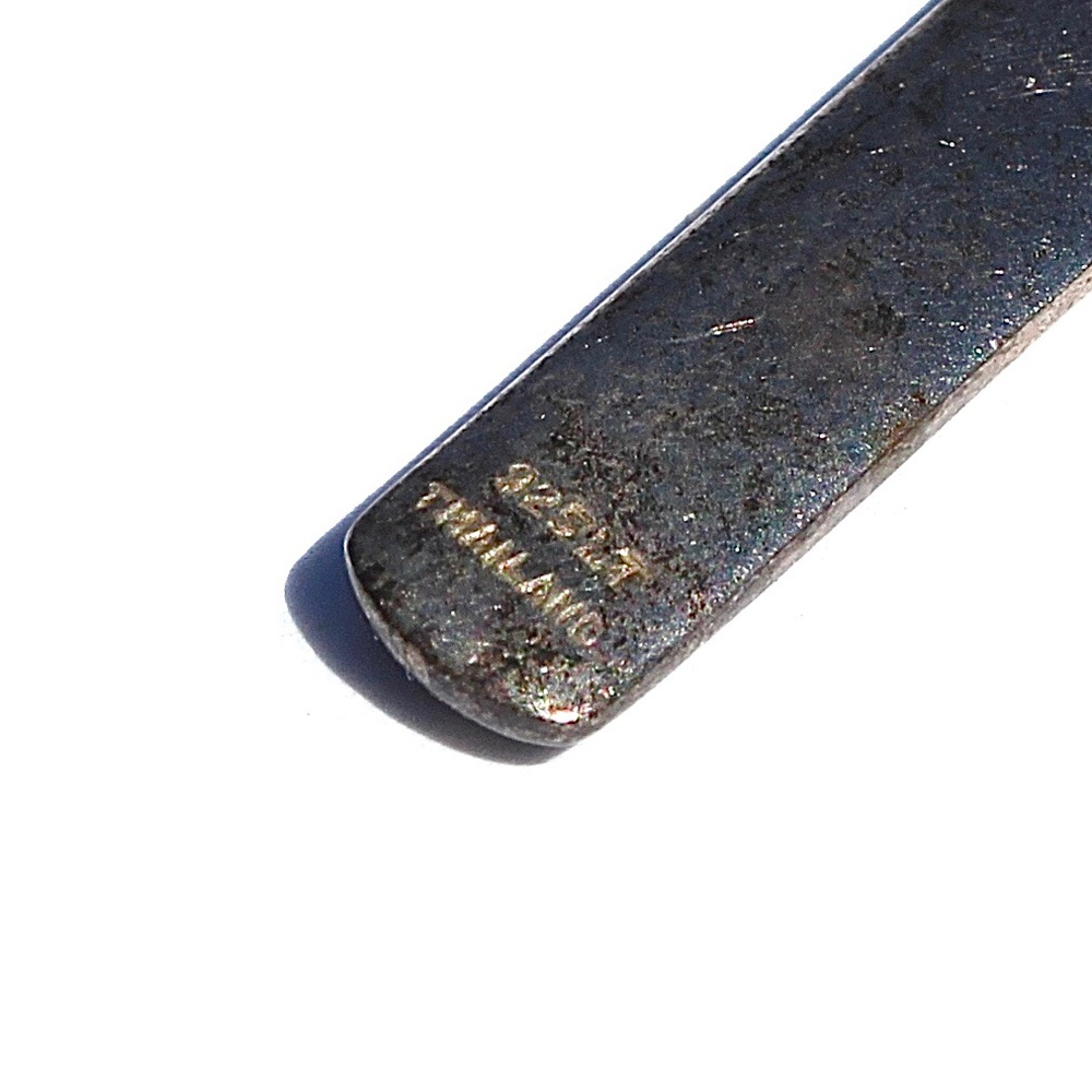 Vintage Sterling Silver Rectangle Dangle Earrings - image 4